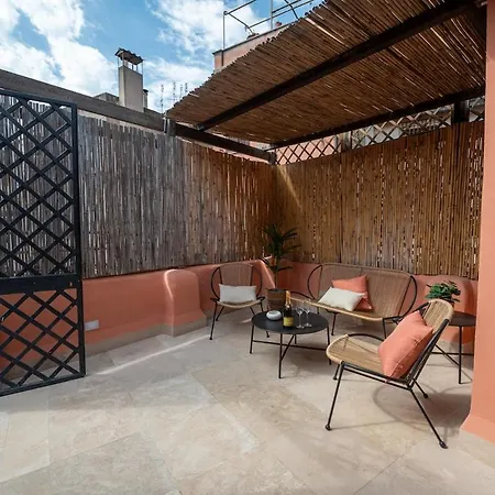 Trastevere Rooftop Terrace Courtyard Loft Rome